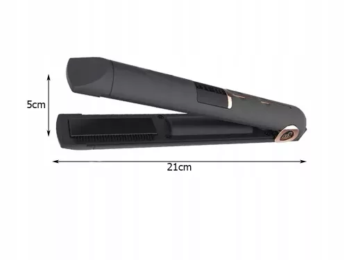 Vezeték nélküli hajsütővas powerbank funkcióval - fekete