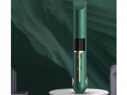 Vezeték nélküli hajsütővas powerbank funkcióval - zöld