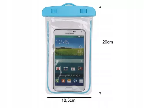 Vízálló telefontok, 6,7" - kék