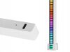 Újratölthető RGB LED VU méter - fehér