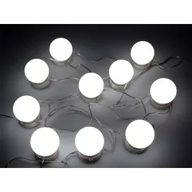 Tapadókorongos LED lámpa füzér - 10db