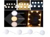 Tapadókorongos LED lámpa füzér - 10db