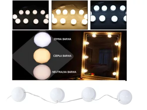 Tapadókorongos LED lámpa füzér - 10db