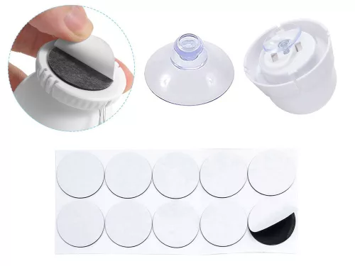 Tapadókorongos LED lámpa füzér - 10db