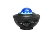 Fény projektor bluetooth hangszóróval és távirányítóval, fekete - 16x12cm