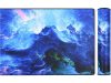 Háttérvilágítású gamer egérpad, nebula - 90x40cm