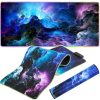 Háttérvilágítású gamer egérpad, nebula - 80x30cm