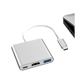 USB-C adapter, HDMI/USB 3.0/USB-C - 1x5x6cm