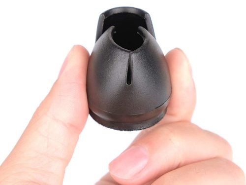 Szék láb kupakok, fekete - 12db