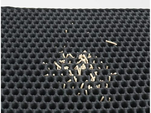 Alomtálca szőnyeg, fekete - 40,5x50,5cm