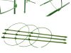 Gyűrűs növénytámasz, zöld - 60cm