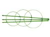 Gyűrűs növénytámasz, zöld - 60cm