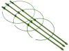 Gyűrűs növénytámasz, zöld - 60cm