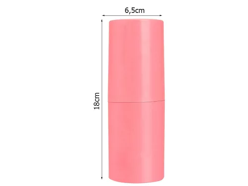 Sminkecset készlet, rózsaszín - 12db
