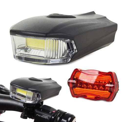 LED első és hátsó biciklilámpa
