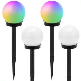 Napelemes kerti lámpa RGB - 4db