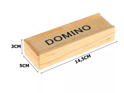Fa domino dobozban - 28db
