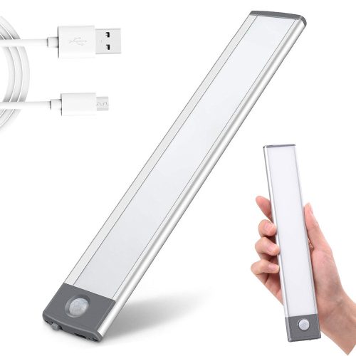 Mozgásérzékelős akkumulátoros lámpa 23cm - USB