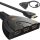 HDMI kapcsoló 3 bemenettel - fekete