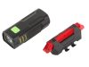 Újratölthető LED kerékpárlámpa készlet - USB