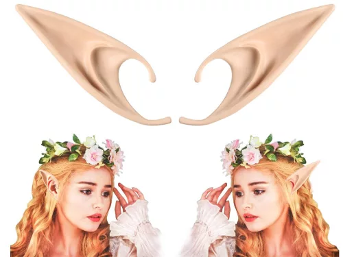 Elf fülek 2db - bőrszínű