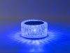 Kristály utánzat RGB akkumulátoros lámpa távirányítóval - 6cm