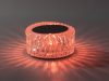 Kristály utánzat RGB akkumulátoros lámpa távirányítóval - 6cm