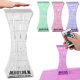 Kristály utánzat RGB akkumulátoros lámpa távirányítóval - 18cm