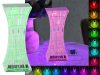Kristály utánzat RGB akkumulátoros lámpa távirányítóval - 18cm