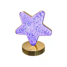 Éjjeli RGB akkumulátoros lámpa - csillag
