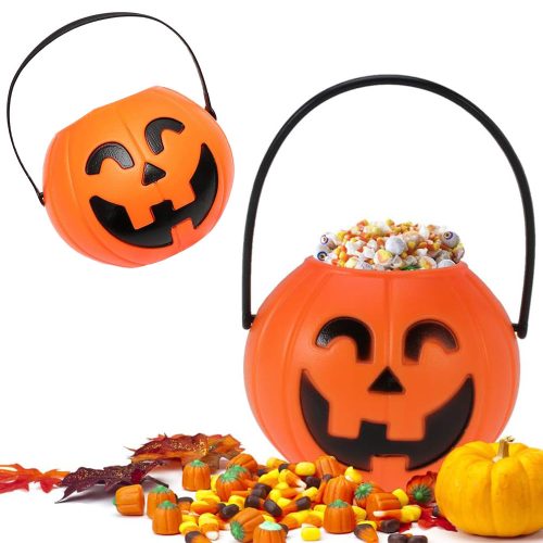 Halloween tök vödör - 15x13cm