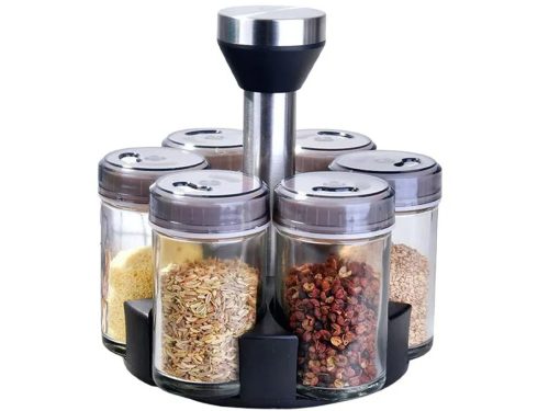 Forgó 6 darabos fűszertartó