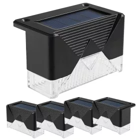   Napelemes LED kerti lámpa lépcsőre teraszra vagy kerítésre - 4db