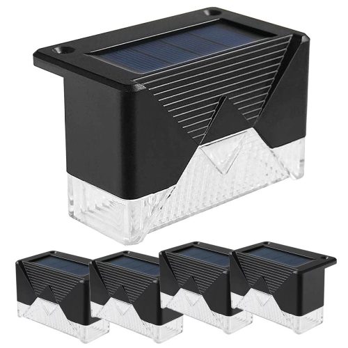 Napelemes LED kerti lámpa lépcsőre teraszra vagy kerítésre - 4db