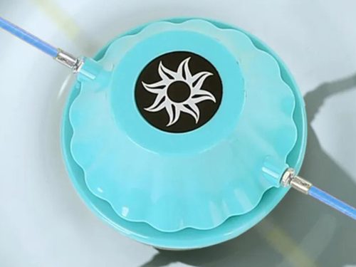 Interaktív ugrálókötél távirányítóval - kék