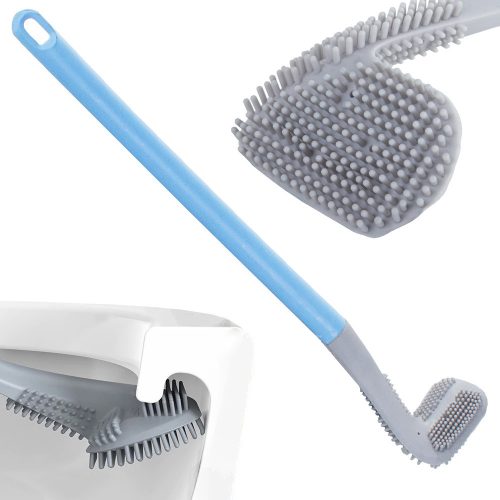 Szilikon WC kefe - kék