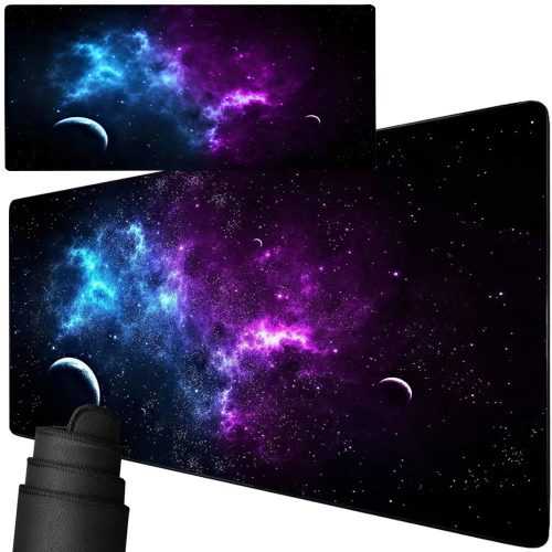 Nagy egérpad kozmosz mintával - 90x40cm