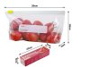 Zárható élelmiszer tasak 20db 600ml - átlátszó