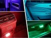 Autó beltéri akkumulátoros RGB LED lámpa