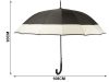 Nagy elegáns esernyő 93x108cm - fekete