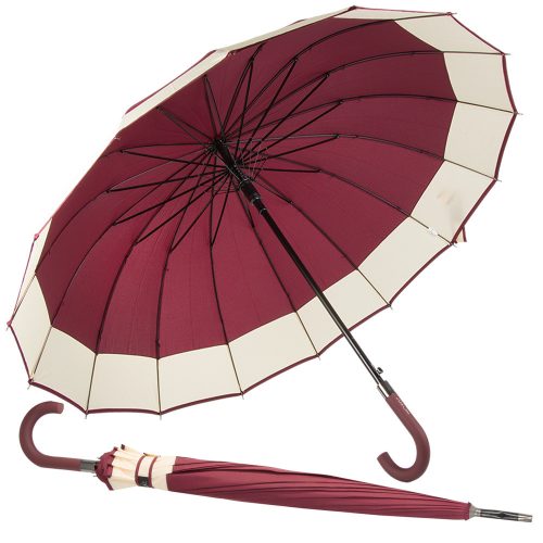 Nagy elegáns esernyő 93x108cm - piros