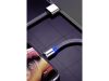 3 az 1-ben mágneses USB töltőkábel - fekete
