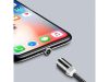 3 az 1-ben mágneses USB töltőkábel - fekete