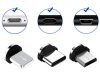 3 az 1-ben mágneses USB töltőkábel - fekete
