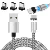 3 az 1-ben mágneses USB töltőkábel - ezüst
