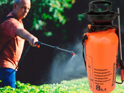 Kézi permetező 8l - narancssárga