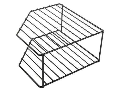 Kétszintes konyhai sarokpolc - 25x25x12,5cm