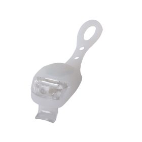 Szilikon kerékpár első lámpák - fehér