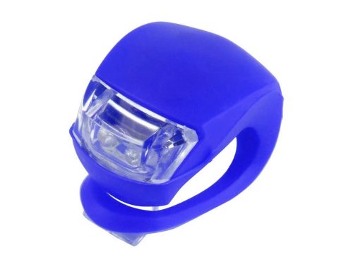 Szilikon kerékpár első lámpák - kék