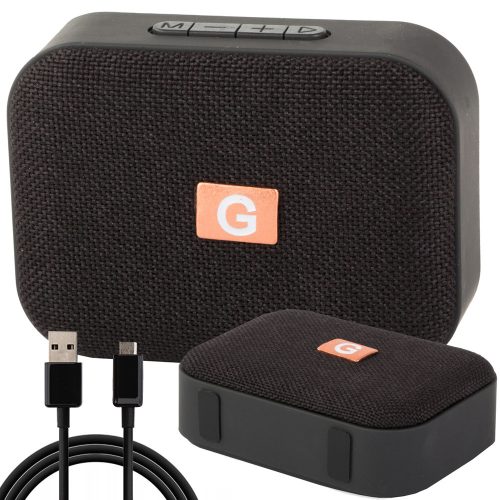 Vezeték nélküli Bluetooth hangszóró 11x8x4cm - fekete